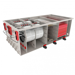 AquaKing Red Label Pro Drum Combi Filter 100/200 XL - v�konn� bubnov� filter pre ve�k� jazierka